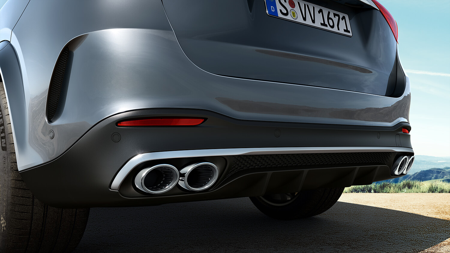 AMG exhaust system