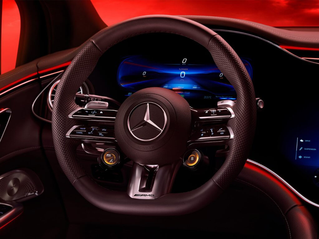 AMG Performance steering wheel with AMG steering wheel buttons | Mercedes-Benz Caribbean